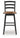 Wildenauer - Tall Swivel Barstool (Set of 2) - Brown / Black