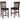 Haddigan - Upholstered Barstool (Set of 2) - Dark Brown