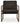 Bradett - Accent Chair - Dark Brown / Gold Finish