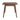 Space Savers - Rectangular Leg Table - Brown