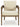 Serene Bay - Dark Brown / White - Arm Chair With Cushion (Set of 2)