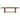 Harmony - Trestle Table - Brownstone