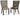 Tyler Creek - Dining UPH Side Chair (Set of 2) - Framed Back - Black / Grayish Brown