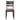 Anglewood - Slat Back Upholstered Side Chair - Dark Brown