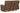 Edenwold - Brindle - Dbl Reclining Loveseat with Console