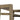 Americana Farmhouse - Wood Leaning Pier Bookcase - Dusty Taupe
