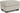 Carson - Ottoman, Heavy Thread Stitching