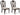Lavinton - 8 Pc. - Dining Room Extension Table, 6 Side Chairs, Server - Brown