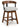 Ralene - Upholstered Swivel Barstool (Set of 2) - Medium Brown