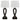 Markellton - Black - Poly Table Lamp (Set of 2)