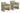 Serena Shores - Lounge Chair With Cushion (Set of 2) - Beige / Green