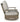 Rainier Ranch - Brown / Beige - Swivel Glider Chair With Cushion