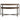 Breckinridge - Demilune Sofa Table - Dark Brown