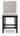 Neymorton - 5 Pc. - Rectangular Dining Room Counter Table, 4 Barstools - Dark Grayish Brown