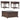 Arden Road - 3 Piece Table Set (Square Collector Cocktail Table) - Satin Cherry