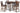 Bennox - DRM Counter Table Set (Set of 5) - Brown