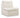 Fannin - Armless Chair - Ivory