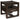 Breckington - Square End Table - Dark Brown