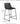 Centiar - Black / Gray - 5 Pc. - Counter Table, 4 Upholstered Barstools