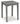 Cove Beach - Square End Table - Gray