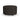 Pouf - Cocktail Ottoman - Black / Dark Brown