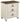 Willowton - Two Drawer Night Stand - Brown / Beige / White