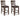 Haddigan - Upholstered Barstool (Set of 2) - Dark Brown