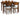 Tameride - Dining Room Table Set (Set of 5) - Brown