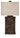 Heathbury - Paper Table Lamp - Antique Brown