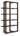 Breckington - Dark Brown - Bookcase