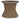 Laguna Heights - Round End Table With Umbrella Option - Beige