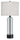 Kerrbrook - Glass Table Lamp - Clear / Black