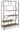 Jaddon - Brown / Antique Silver - Bookcase