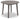 Shullden - Gray - Round Drm Drop Leaf Table