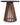 Kallari - Round End Table - Warm Brown / Black