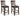 Haddigan - Upholstered Barstool (Set of 2) - Dark Brown